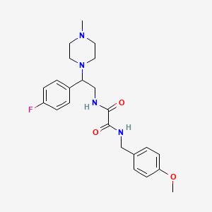 N1-(2-(4-fluorophenyl)-2-(4-methylpiperazin-1-yl)ethyl)-N2-(4-methoxybenzyl)oxalamide