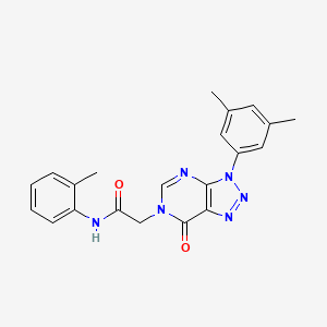 2-[3-(3,5-dimethylphenyl)-7-oxotriazolo[4,5-d]pyrimidin-6-yl]-N-(2-methylphenyl)acetamide