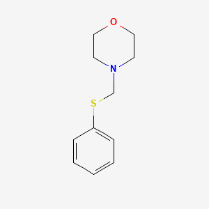 molecular formula C11H15NOS B3015405 4-[(Phenylsulfanyl)methyl]morpholine CAS No. 10316-03-7