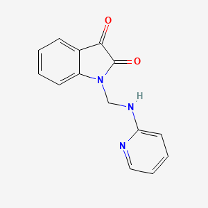 1-[(Pyridin-2-ylamino)methyl]indole-2,3-dione