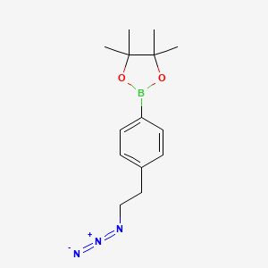2-(4-(2-Azidoethyl)phenyl)-4,4,5,5-tetramethyl-1,3,2-dioxaborolane