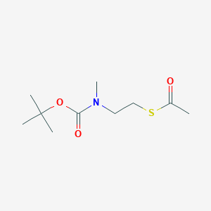 molecular formula C10H19NO3S B3015494 tert-butyl n-[2-(acetylsulfanyl)ethyl]-n-methylcarbamate CAS No. 954376-24-0
