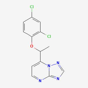 7-[1-(2,4-Dichlorophenoxy)ethyl]-[1,2,4]triazolo[1,5-a]pyrimidine