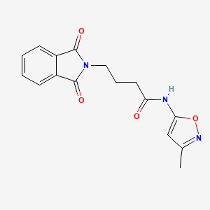 4-(1,3-dioxoisoindolin-2-yl)-N-(3-methylisoxazol-5-yl)butanamide
