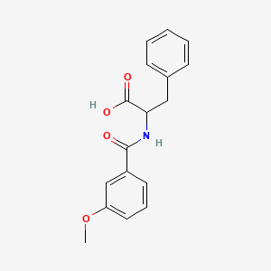 2-[(3-Methoxybenzoyl)amino]-3-phenylpropanoic acid