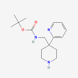 tert-Butyl [4-(pyridin-2-yl)piperidin-4-yl]methylcarbamate