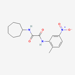 N1-cycloheptyl-N2-(2-methyl-5-nitrophenyl)oxalamide