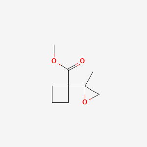 molecular formula C9H14O3 B3015795 Methyl 1-(2-methyloxiran-2-yl)cyclobutane-1-carboxylate CAS No. 2248293-59-4