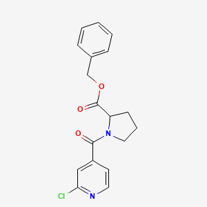 Benzyl 1-(2-chloropyridine-4-carbonyl)pyrrolidine-2-carboxylate