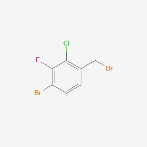 1-Bromo-4-(bromomethyl)-3-chloro-2-fluorobenzene