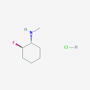 (1R,2R)-2-Fluoro-N-methylcyclohexan-1-amine;hydrochloride