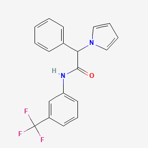 2-phenyl-2-(1H-pyrrol-1-yl)-N-(3-(trifluoromethyl)phenyl)acetamide