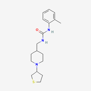 1-((1-(Tetrahydrothiophen-3-yl)piperidin-4-yl)methyl)-3-(o-tolyl)urea