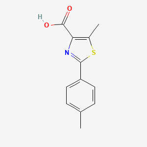 5-Methyl-2-(4-methylphenyl)-1,3-thiazole-4-carboxylic acid