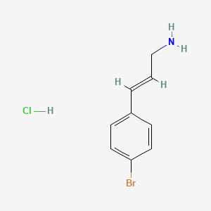 3-(4-Bromophenyl)prop-2-en-1-amine hydrochloride