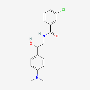 3-chloro-N-(2-(4-(dimethylamino)phenyl)-2-hydroxyethyl)benzamide
