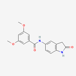 3,5-dimethoxy-N-(2-oxoindolin-5-yl)benzamide
