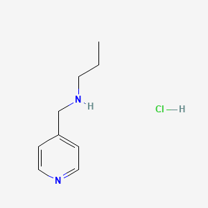 molecular formula C9H15ClN2 B3015873 propyl[(pyridin-4-yl)methyl]amine hydrochloride CAS No. 405879-15-4