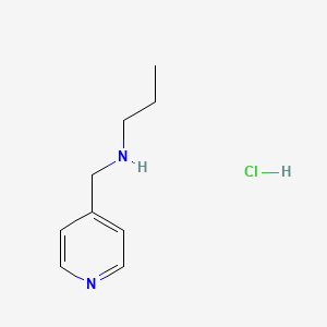 molecular formula C9H15ClN2 B3015873 Propyl(pyridin-4-ylmethyl)amine hydrochloride CAS No. 405879-15-4