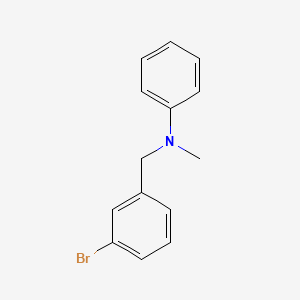 N-[(3-bromophenyl)methyl]-N-methylaniline