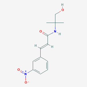N-(2-hydroxy-1,1-dimethylethyl)-3-(3-nitrophenyl)acrylamide