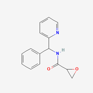 N-[Phenyl(pyridin-2-yl)methyl]oxirane-2-carboxamide