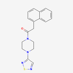 2-(Naphthalen-1-yl)-1-[4-(1,2,5-thiadiazol-3-yl)piperazin-1-yl]ethan-1-one