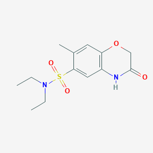 N,N-diethyl-7-methyl-3-oxo-3,4-dihydro-2H-1,4-benzoxazine-6-sulfonamide