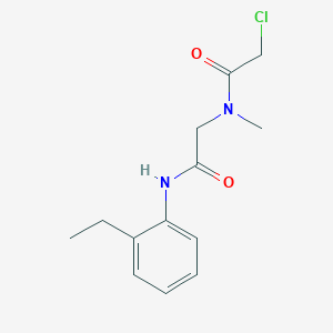 2-[(2-chloroacetyl)-methylamino]-N-(2-ethylphenyl)acetamide