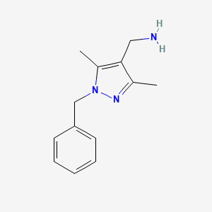 (1-Benzyl-3,5-dimethyl-1H-pyrazol-4-yl)methanamine