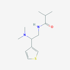 N-[2-(dimethylamino)-2-(thiophen-3-yl)ethyl]-2-methylpropanamide