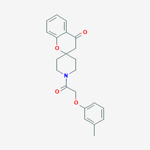 1'-(2-(m-Tolyloxy)acetyl)spiro[chroman-2,4'-piperidin]-4-one