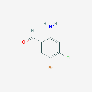 2-Amino-5-bromo-4-chlorobenzaldehyde