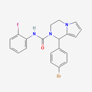 1-(4-bromophenyl)-N-(2-fluorophenyl)-3,4-dihydropyrrolo[1,2-a]pyrazine-2(1H)-carboxamide