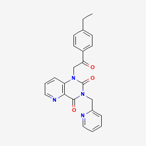1-(2-(4-ethylphenyl)-2-oxoethyl)-3-(pyridin-2-ylmethyl)pyrido[3,2-d]pyrimidine-2,4(1H,3H)-dione