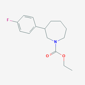 B3016576 Ethyl 3-(4-fluorophenyl)azepane-1-carboxylate CAS No. 1797859-32-5