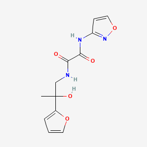 N1-(2-(furan-2-yl)-2-hydroxypropyl)-N2-(isoxazol-3-yl)oxalamide