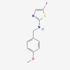 5-fluoro-N-(4-methoxybenzyl)thiazol-2-amine