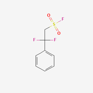 molecular formula C8H7F3O2S B3016659 2,2-Difluoro-2-phenylethane-1-sulfonyl fluoride CAS No. 1989671-54-6