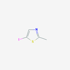 molecular formula C4H4INS B3016683 5-Iodo-2-methylthiazole CAS No. 1412902-50-1