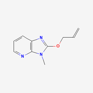 molecular formula C10H11N3O B3016727 3-methyl-2-(prop-2-en-1-yloxy)-3H-imidazo[4,5-b]pyridine CAS No. 2167162-38-9