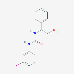 molecular formula C15H15FN2O2 B3016774 3-(3-fluorophenyl)-1-(2-hydroxy-1-phenylethyl)urea CAS No. 478040-62-9
