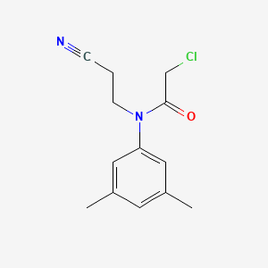 2-chloro-N-(2-cyanoethyl)-N-(3,5-dimethylphenyl)acetamide