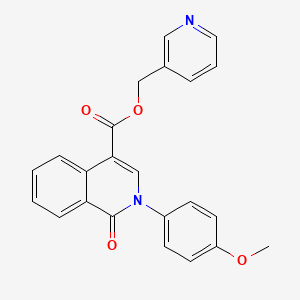 4-{4-[(4-Methyl-2-phenylpiperazin-1-yl)carbonyl]phenyl}-6-piperidin-1-ylpyrimidine