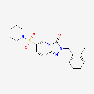 2-(2-methylbenzyl)-6-(piperidin-1-ylsulfonyl)-[1,2,4]triazolo[4,3-a]pyridin-3(2H)-one