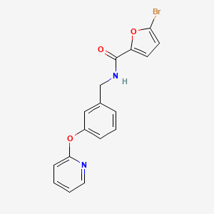 5-bromo-N-(3-(pyridin-2-yloxy)benzyl)furan-2-carboxamide