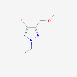 4-iodo-3-(methoxymethyl)-1-propyl-1H-pyrazole
