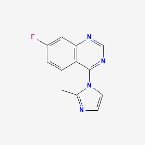 7-Fluoro-4-(2-methylimidazol-1-yl)quinazoline