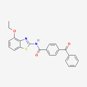 4-benzoyl-N-(4-ethoxy-1,3-benzothiazol-2-yl)benzamide