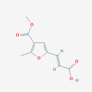 3-[4-(Methoxycarbonyl)-5-methylfuran-2-yl]prop-2-enoic acid